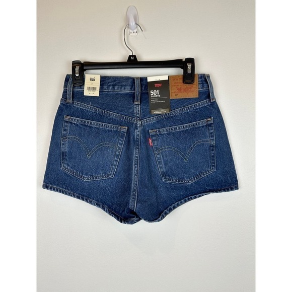 NWT Levi's 501 high rise dark denim Cuffed size 27" - Picture 5 of 5